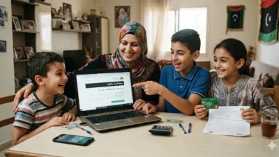 منحة الأبناء ليبيا 2026.. رابط الاستعلام وموعد صرف المنحة